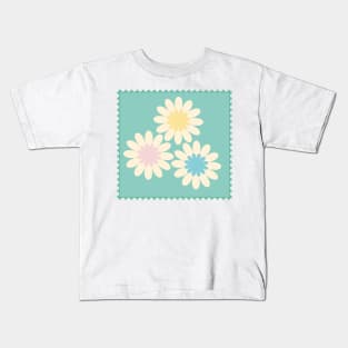 Daisies — Mulit Colored Kids T-Shirt